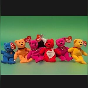 Beanie Baby McDonalds Happy Meal 25th Anniversary Collection Yr 2004- Lot Of 6‼️